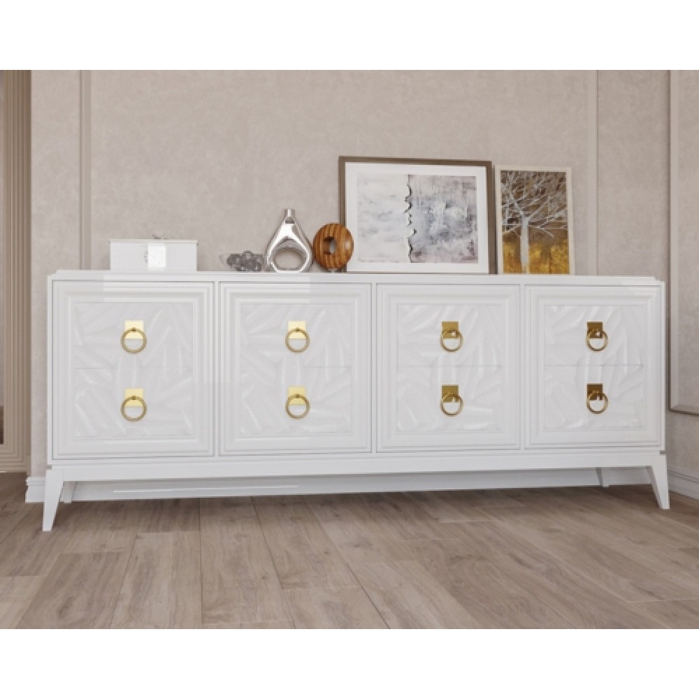 Casa Verdi chest of drawers made of solid ash 130 x 50 x 105 cm